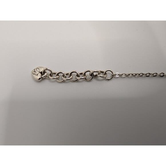 Brighton Rectangle Crystal Accent Adjustable Silver Tone Bracelet - Picture 3 of 15